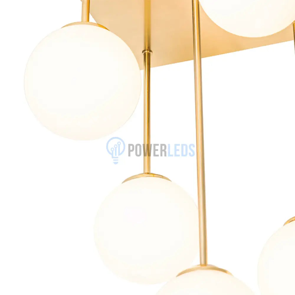 Lustra Abajur Mat Mini Serelys GOLD 5XG9 powerleds.ro