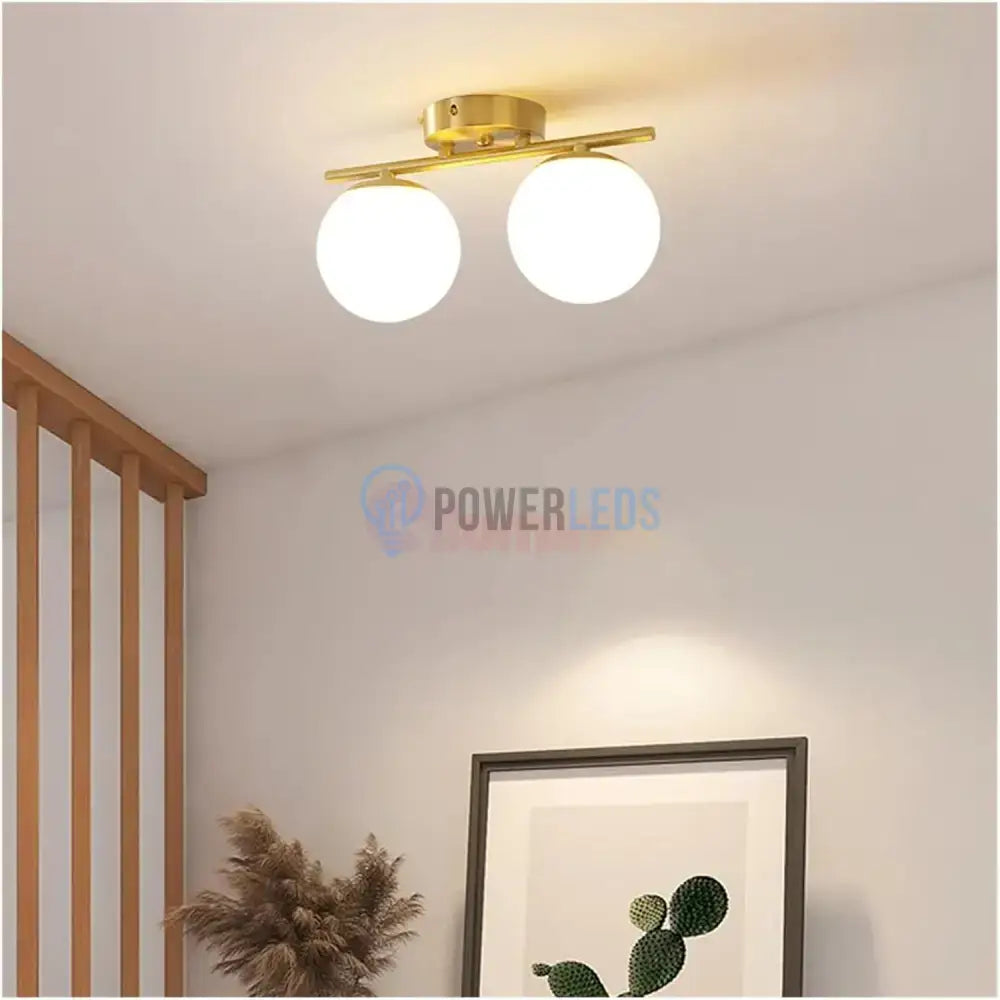 Lustra Abajur MAT Nordic GOLD 2xE27 DN117-2/GD AURIE / ABAJUR Chandeliers