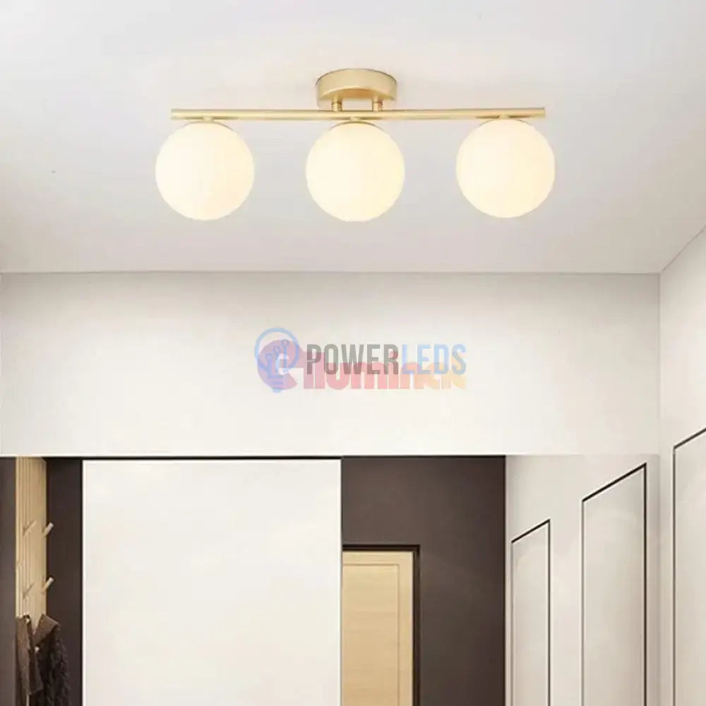 Lustra Abajur MAT Nordic GOLD 3xE27 DN117-3/GD powerleds.ro