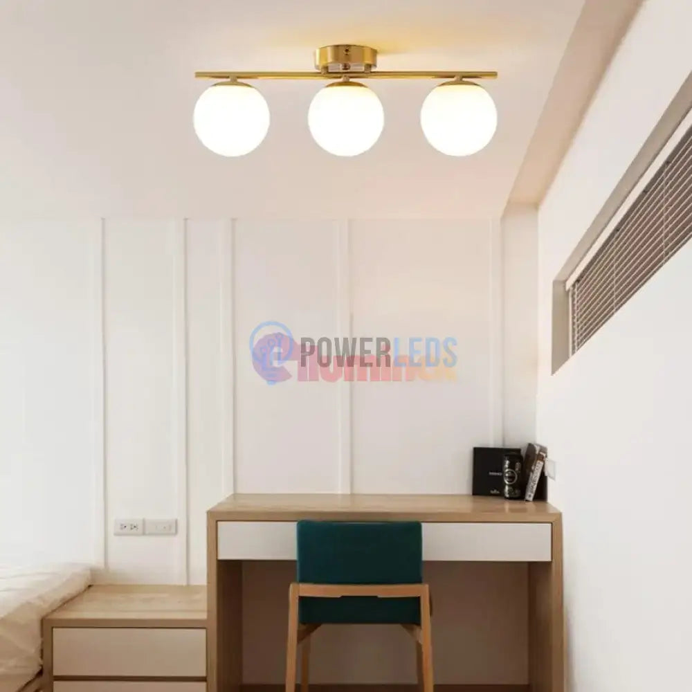 Lustra Abajur MAT Nordic GOLD 3xE27 DN117-3/GD powerleds.ro
