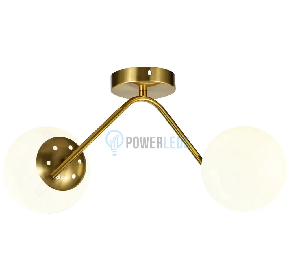 Lustra Abajur MAT Nordic Scale GOLD 2xE27 powerleds.ro