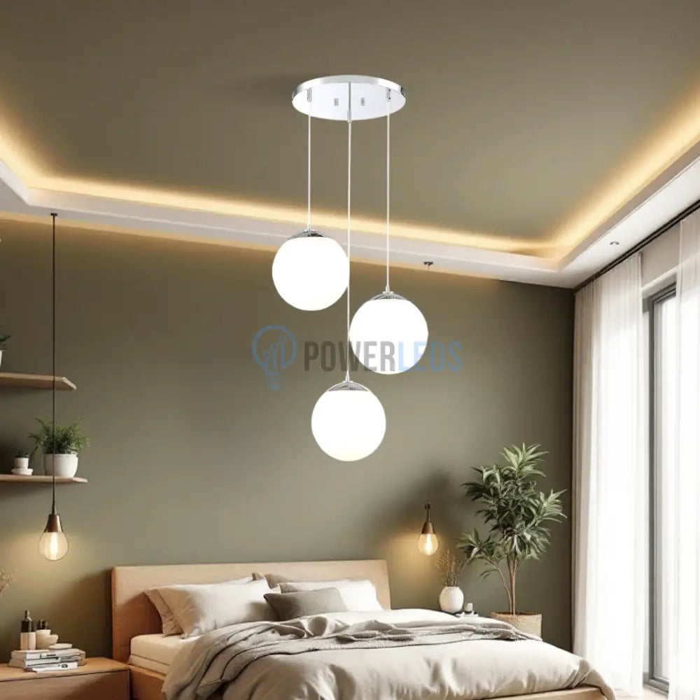 Lustra Abajur Mat SILVER LUXURY STAIRCASE 3XE27 ARGINTIE / ABAJUR Chandeliers