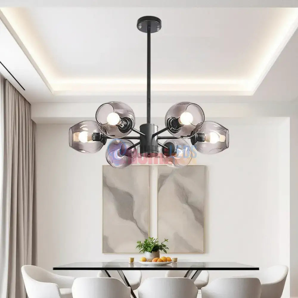 Lustra Abajur Reglabila 6xE27 Umbrava - 6035-6 powerleds.ro
