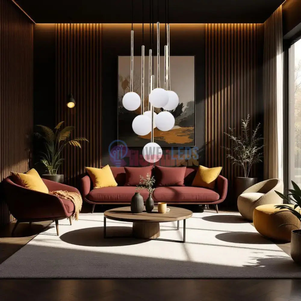 Lustra Abajur Luxury ALI Golden powerleds.ro