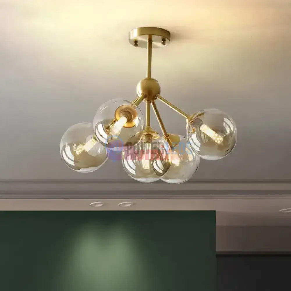  Lustra Abajur 5xG9 GOLD 7310-5 powerleds.ro