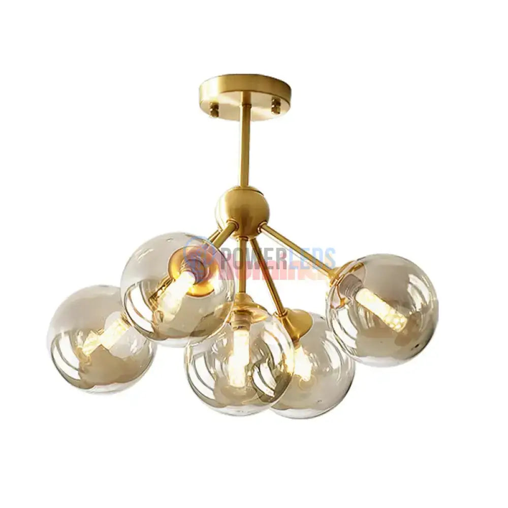  Lustra Abajur 5xG9 GOLD 7310-5 powerleds.ro