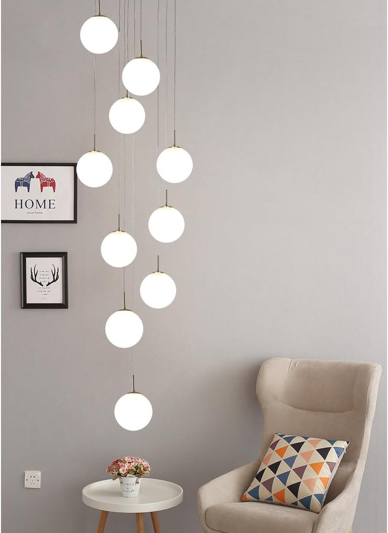 Lustra Abajur Mat GOLD LUXURY STAIRCASE Gigant