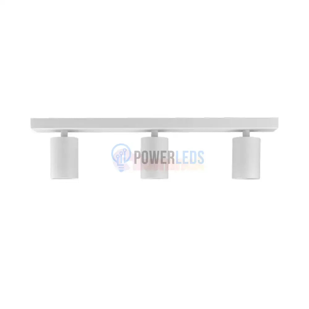 Lustra Alba Liniara cu 3 Spoturi Reglabile 3xGU10 Lighting Fixtures
