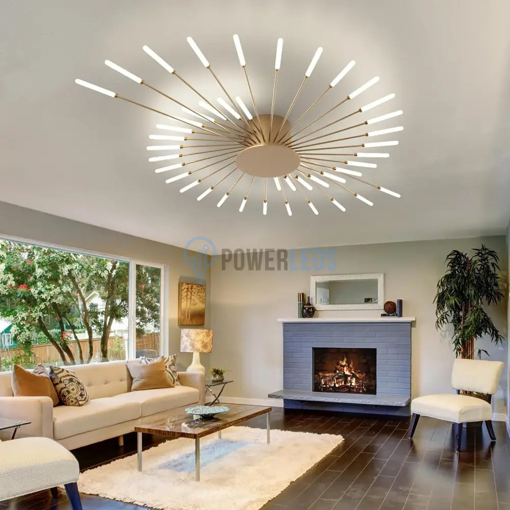 Lustra American Beauty Gold Chandeliers