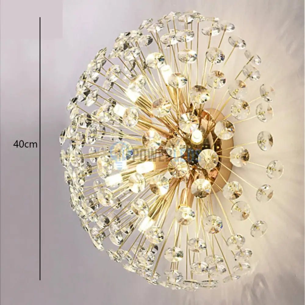 Lustra Aplicata Crystal Dandelion Gold Chandeliers