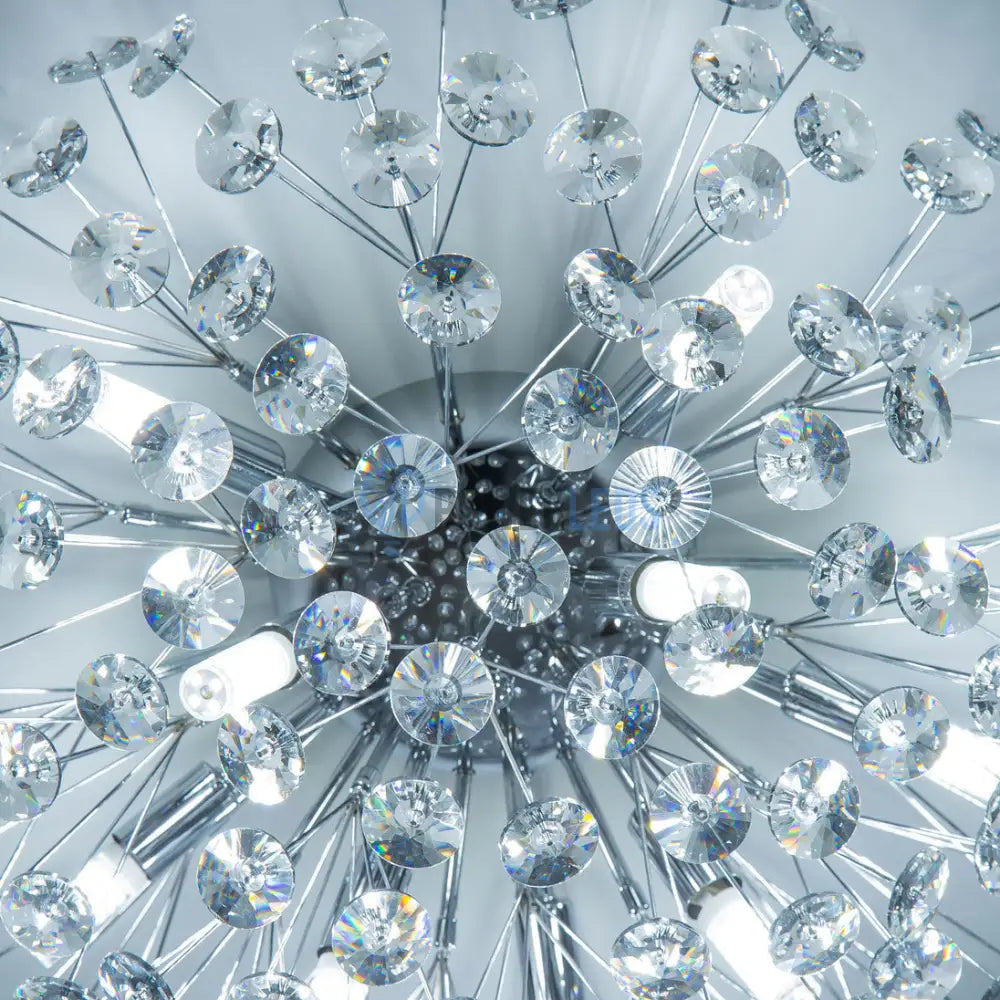 Lustra Aplicata Crystal Dandelion Silver Chandeliers