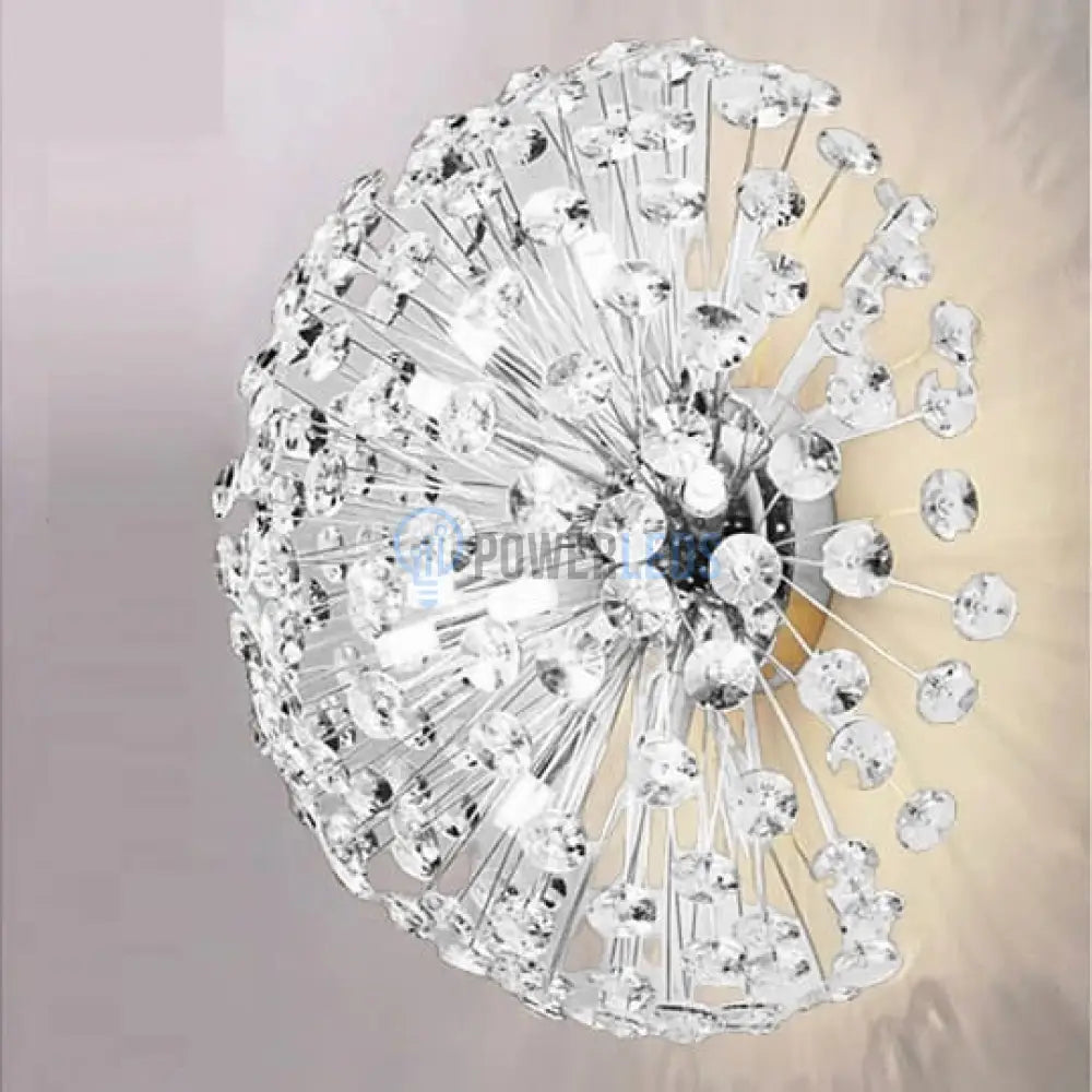 Lustra Aplicata Crystal Dandelion Silver Chandeliers