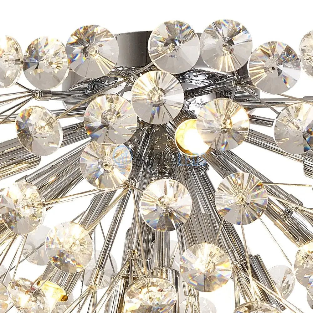 Lustra Aplicata Crystal Dandelion Silver Chandeliers