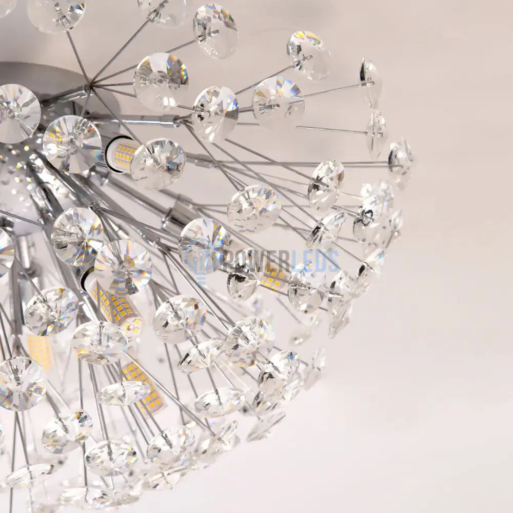 Lustra Aplicata Crystal Dandelion Silver Chandeliers
