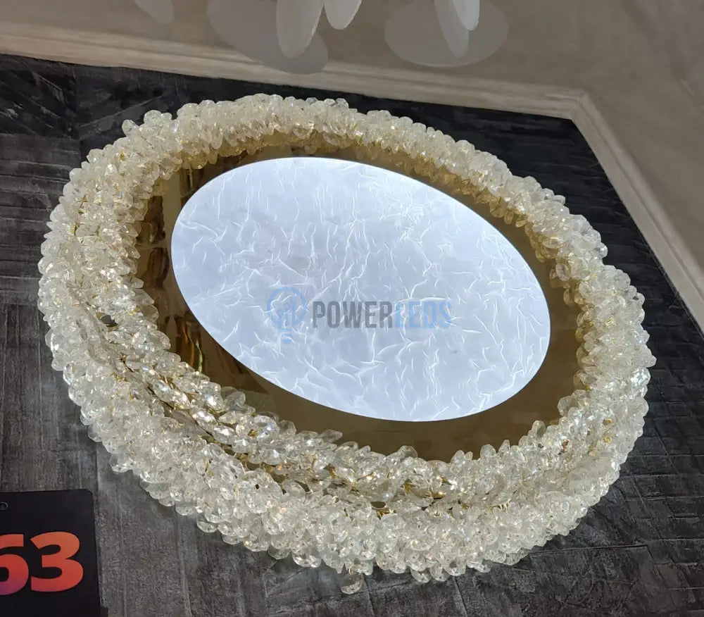 Lustra Aplicata Crystal Golden Sponge Deluxe powerleds.ro