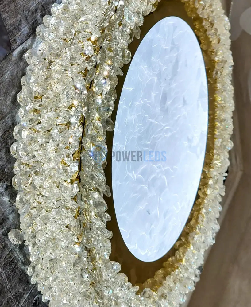 Lustra Aplicata Crystal Golden Sponge Deluxe powerleds.ro