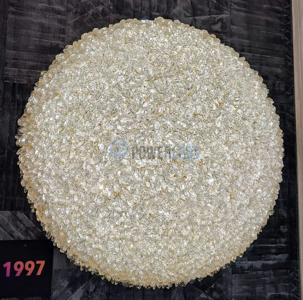 Lustra Aplicata Crystal Golden Sponge Dome powerleds.ro
