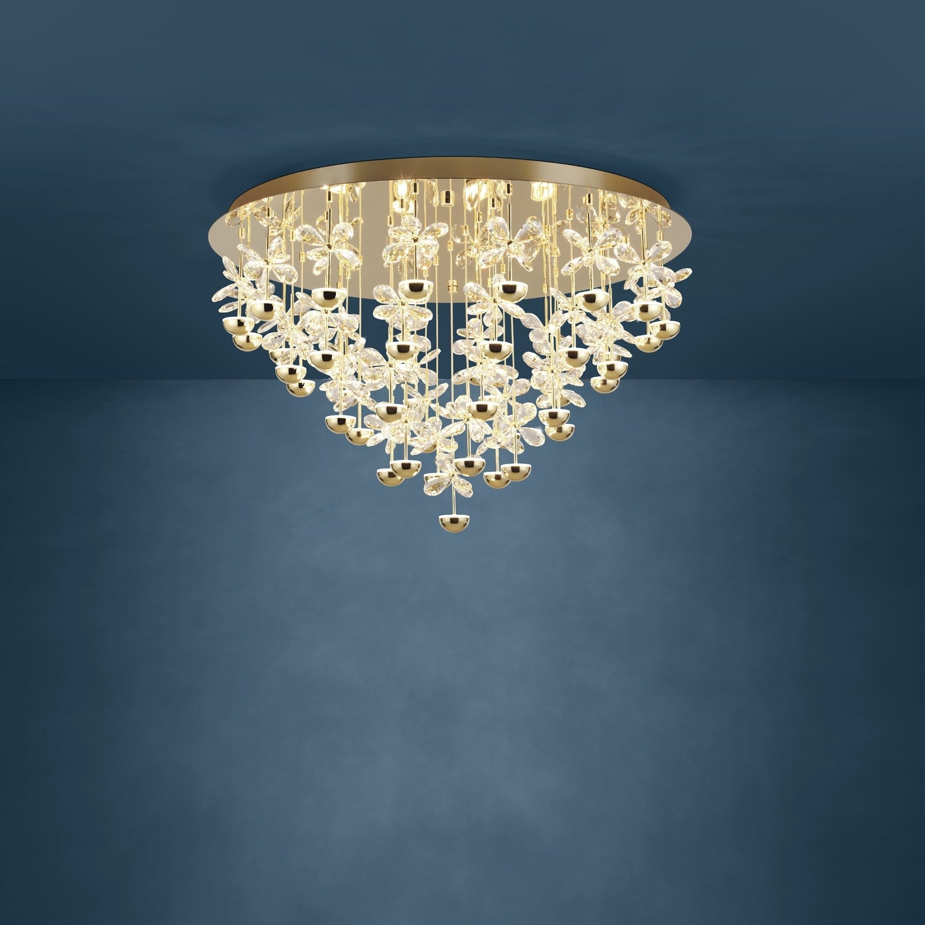 Lustra Aplicata Crystal PIANOPOLI 3 Gold Echivalent 800W