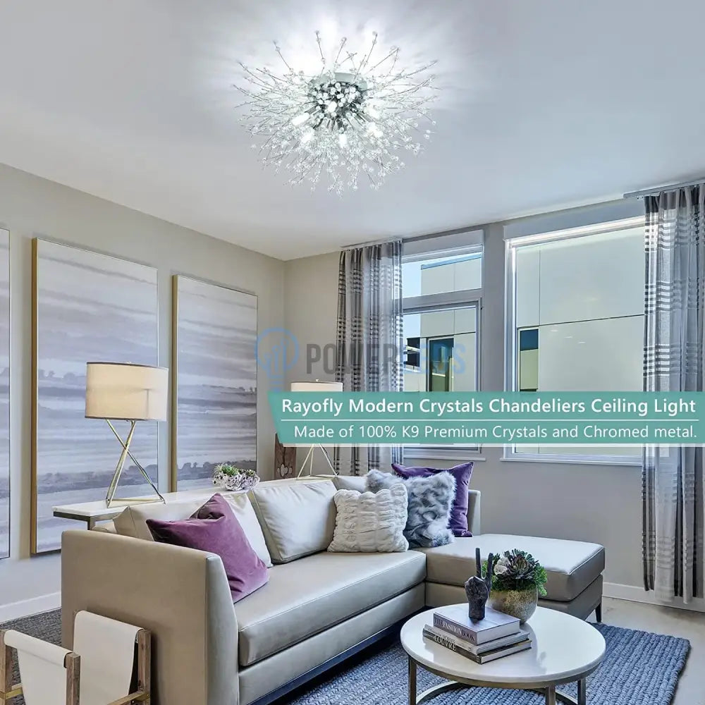 Lustra Aplicata Crystal Sigma Silver Chandeliers