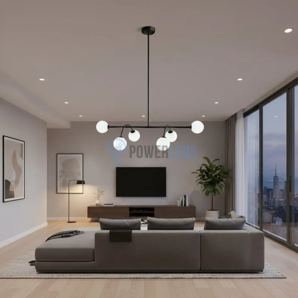 Lustra BESO Black Abajur MAT 6XE27 Chandeliers