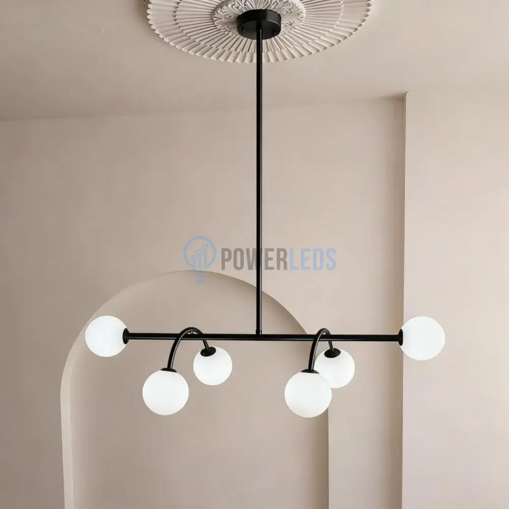 Lustra BESO Black Abajur MAT 6XE27 Chandeliers