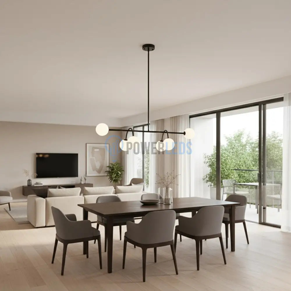 Lustra BESO Black Abajur MAT 6XE27 Chandeliers