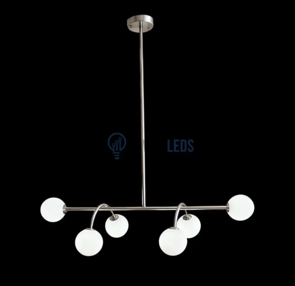Lustra BESO Silver Abajur MAT 6XE27 Chandeliers