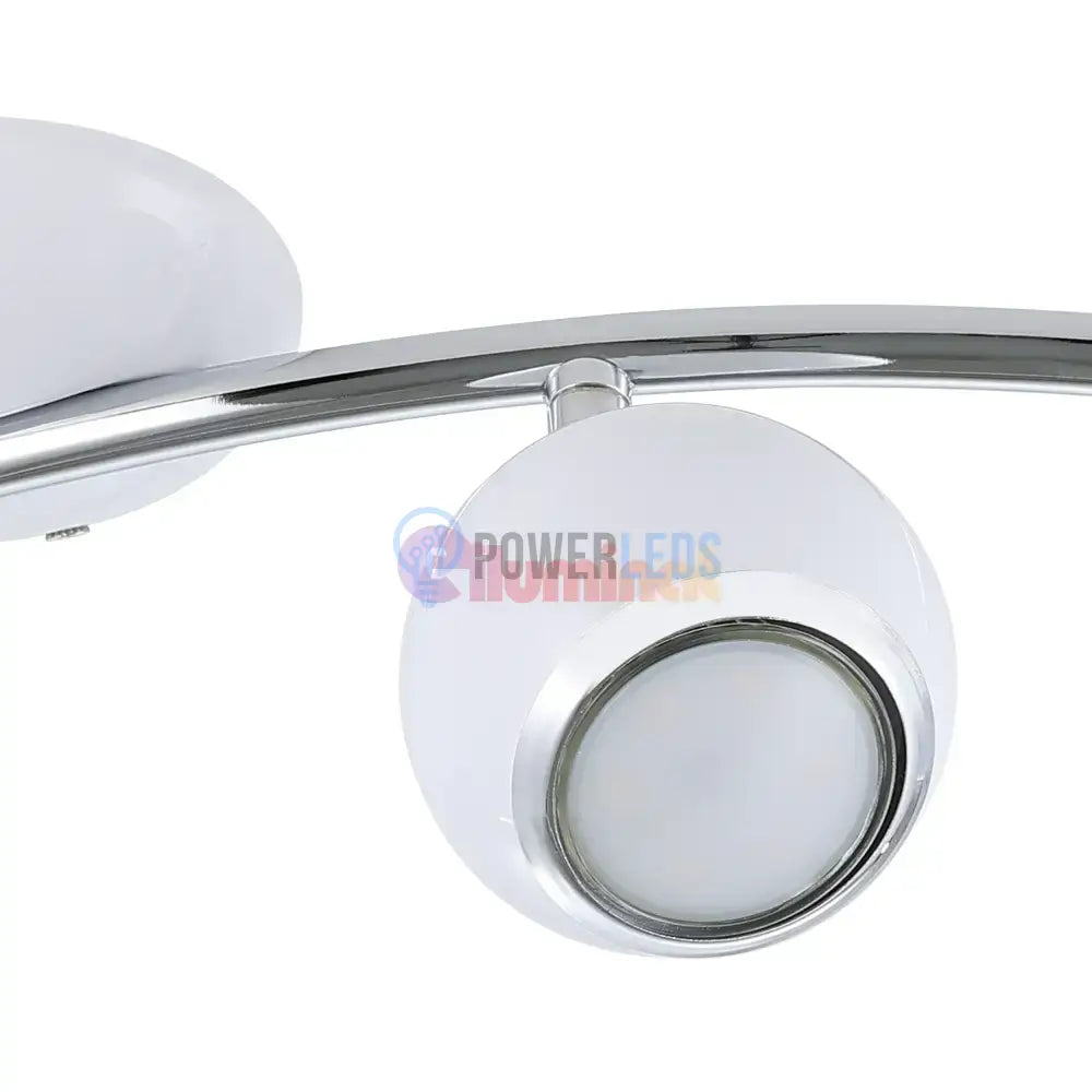 Lustra BIMEDA cu 4 Spoturi White & Silver 64CM 64CM Chandeliers