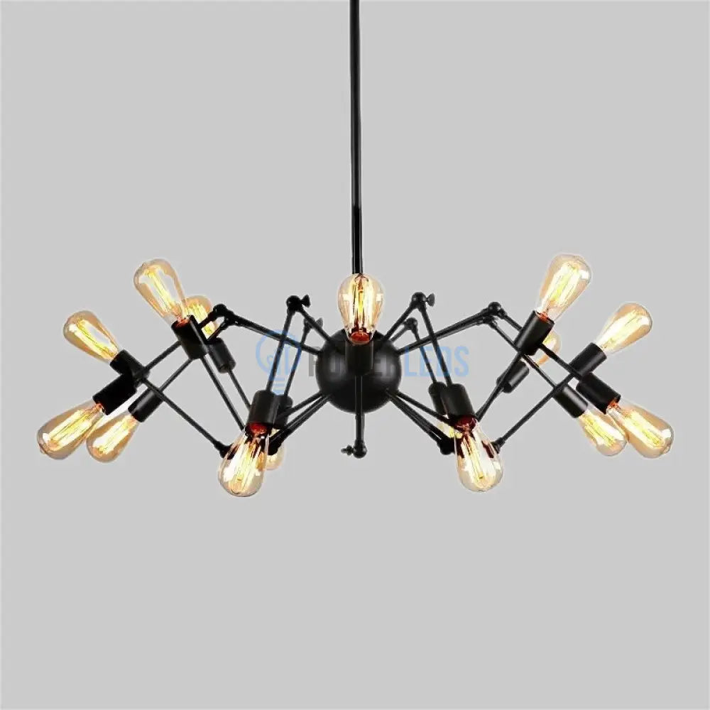 Lustra Black Widow 16xE27 powerleds.ro