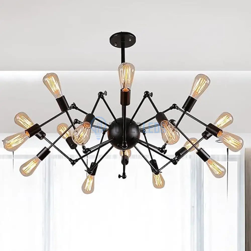 Lustra Black Widow 16xE27 powerleds.ro