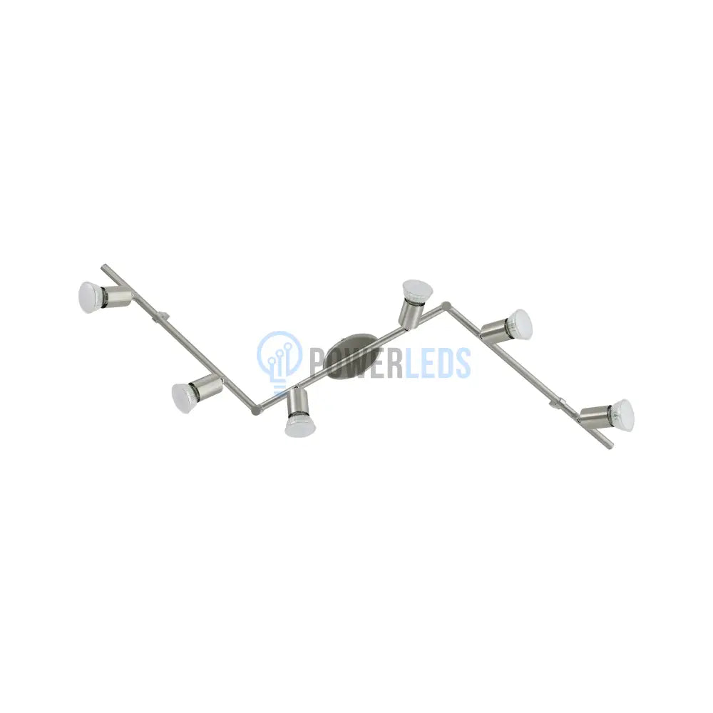 Lustra BUZZ-LED Reglabila Argintie 105cm 105CM / MINIMALIST DESIGN / ARGINTIE Lighting Fixtures