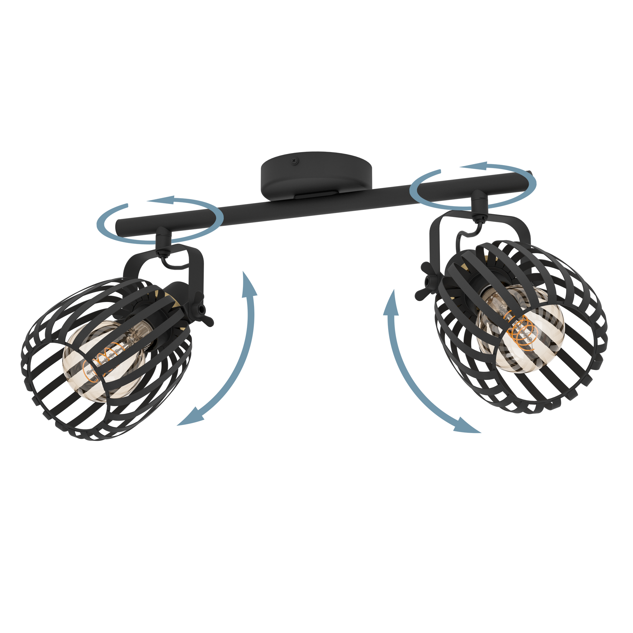 Lustra Cu 2 Spoturi Black GIRONA EGLO