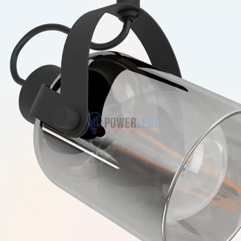 Lustra Cu 2 Spoturi Reglabile Black BERREGAS 44CM Lighting Fixtures