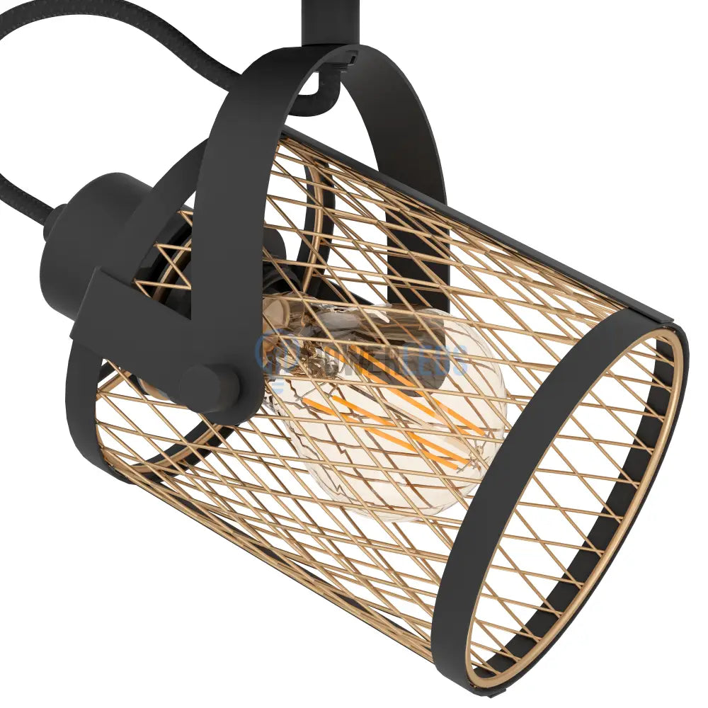 Lustra cu 2 Spoturi Reglabile DELLOW Black Eglo Chandeliers