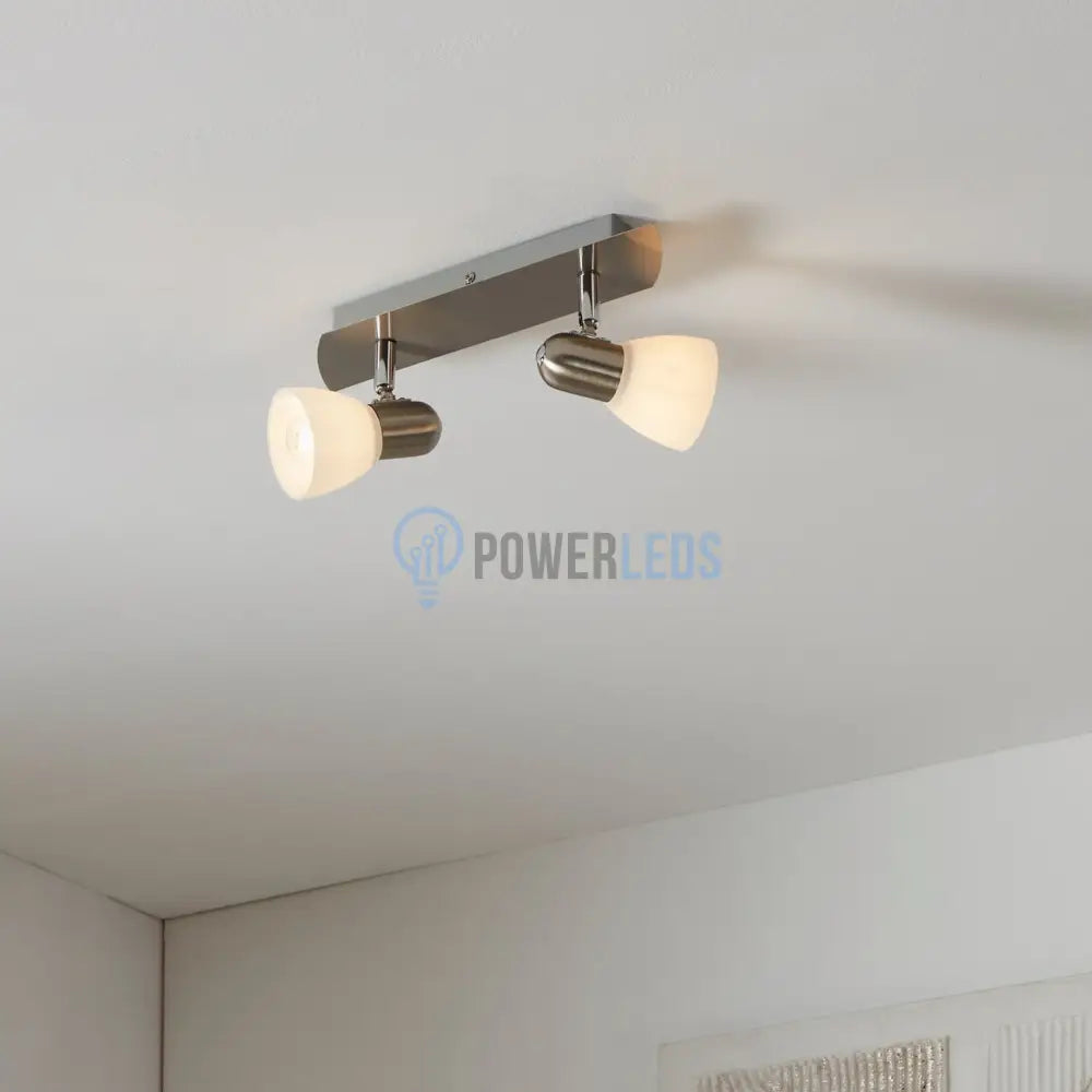 Lustra cu 2 Spoturi Reglabile ENEA Silver Eglo Chandeliers