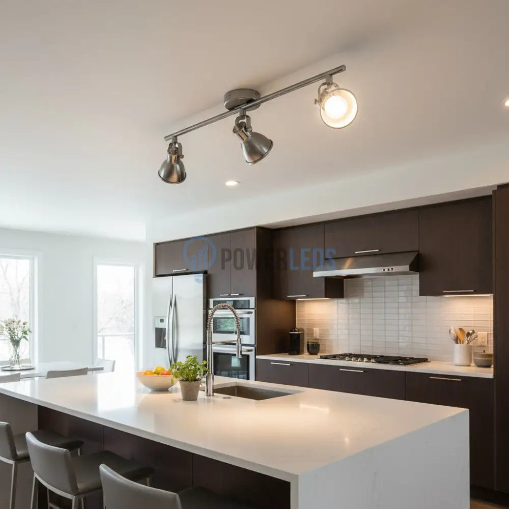 Lustra cu 3 Spoturi Reglabile SERAS Silver Eglo Chandeliers