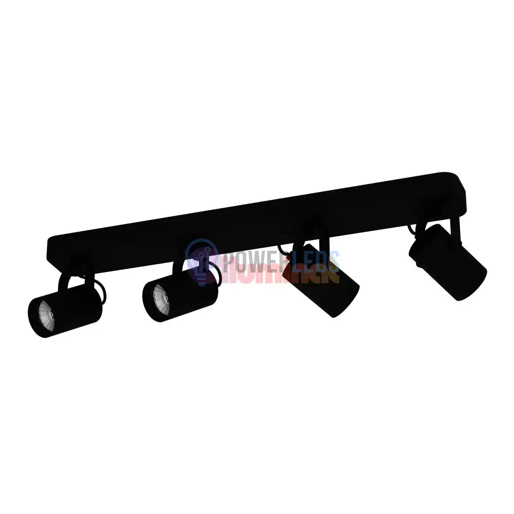 Lustra Cu 4 Spoturi Reglabile Black SOREGO EGLO NEAGRA Lighting Fixtures