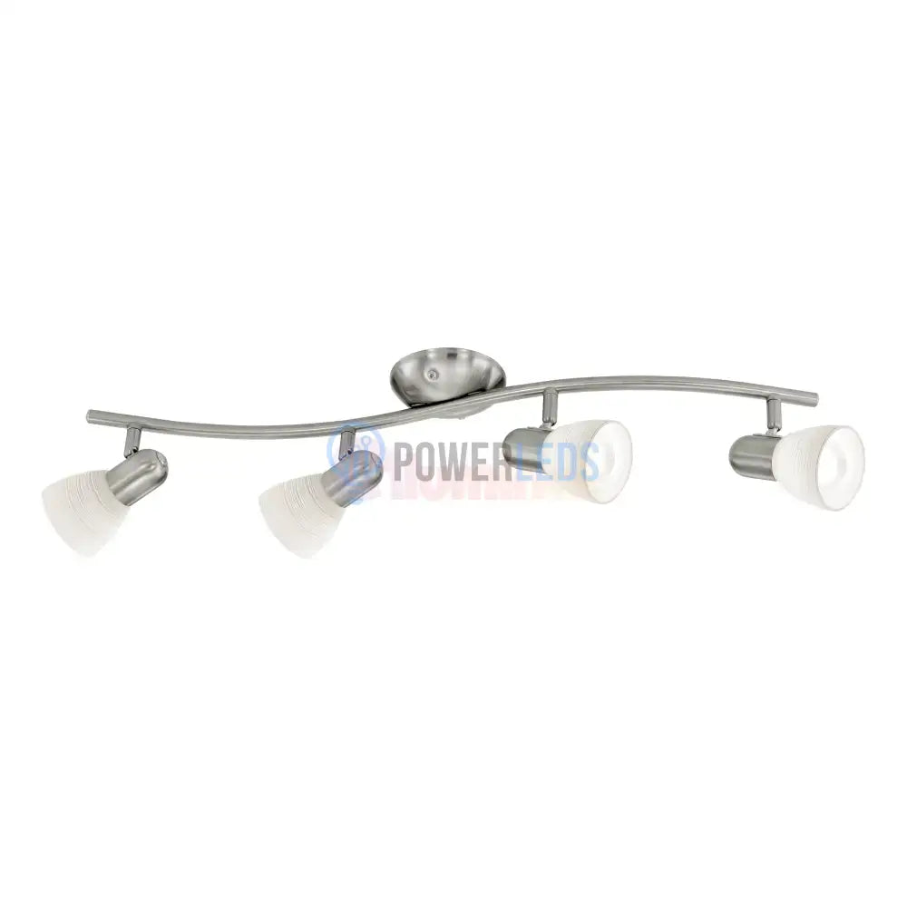 Lustra DAKAR 1 cu 4 Spoturi White & Silver 65CM 65CM Chandeliers