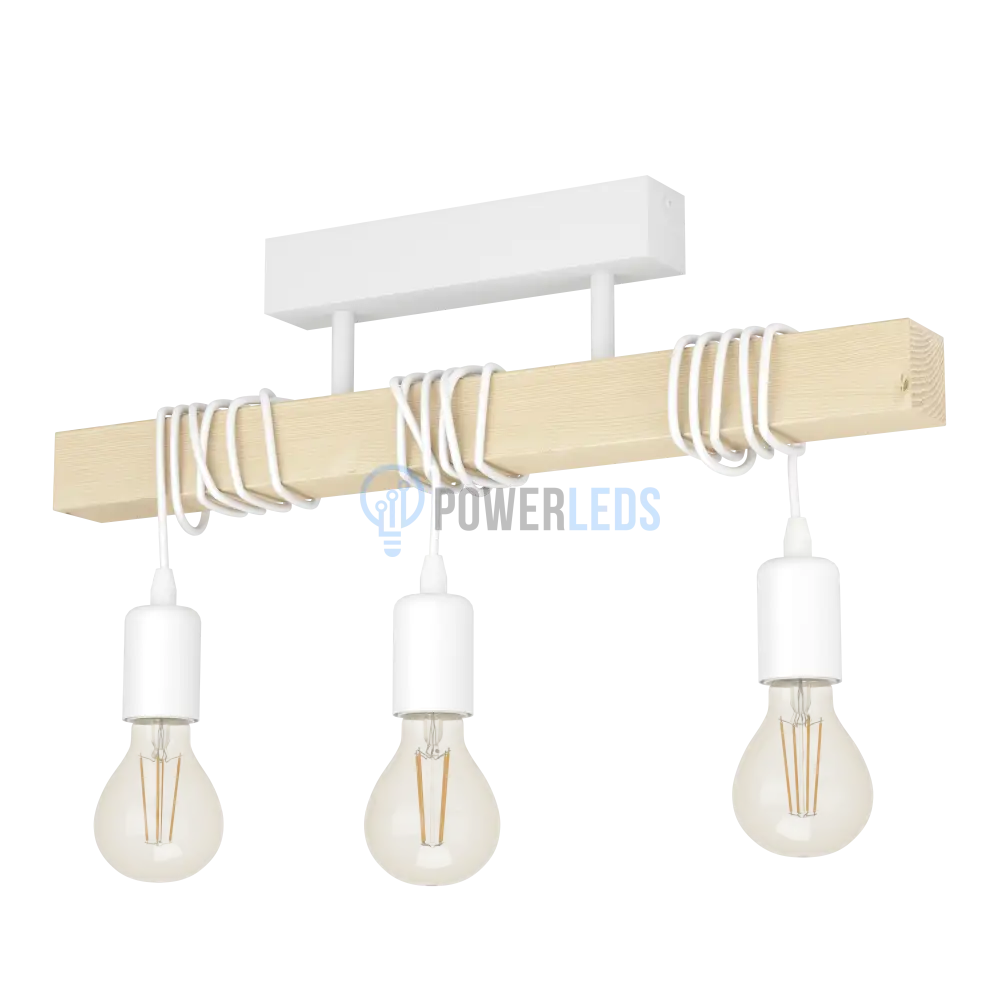 Lustra EGLO TOWNSHEND ALBA 44082 LEMN / VINTAGE SI RETRO DESIGN Lighting Fixtures