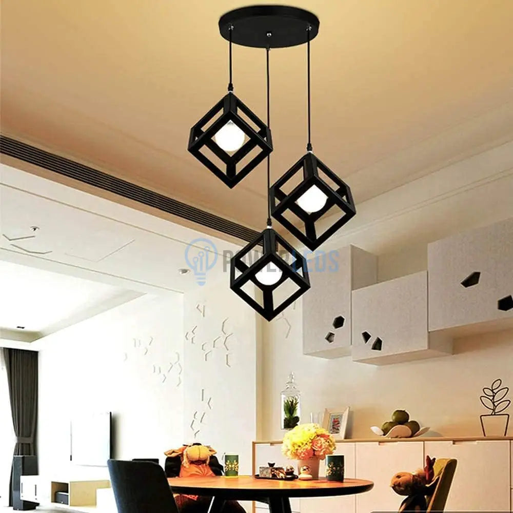 Lustra Fedra Cub Vintage Suport Rotund Lighting Fixtures