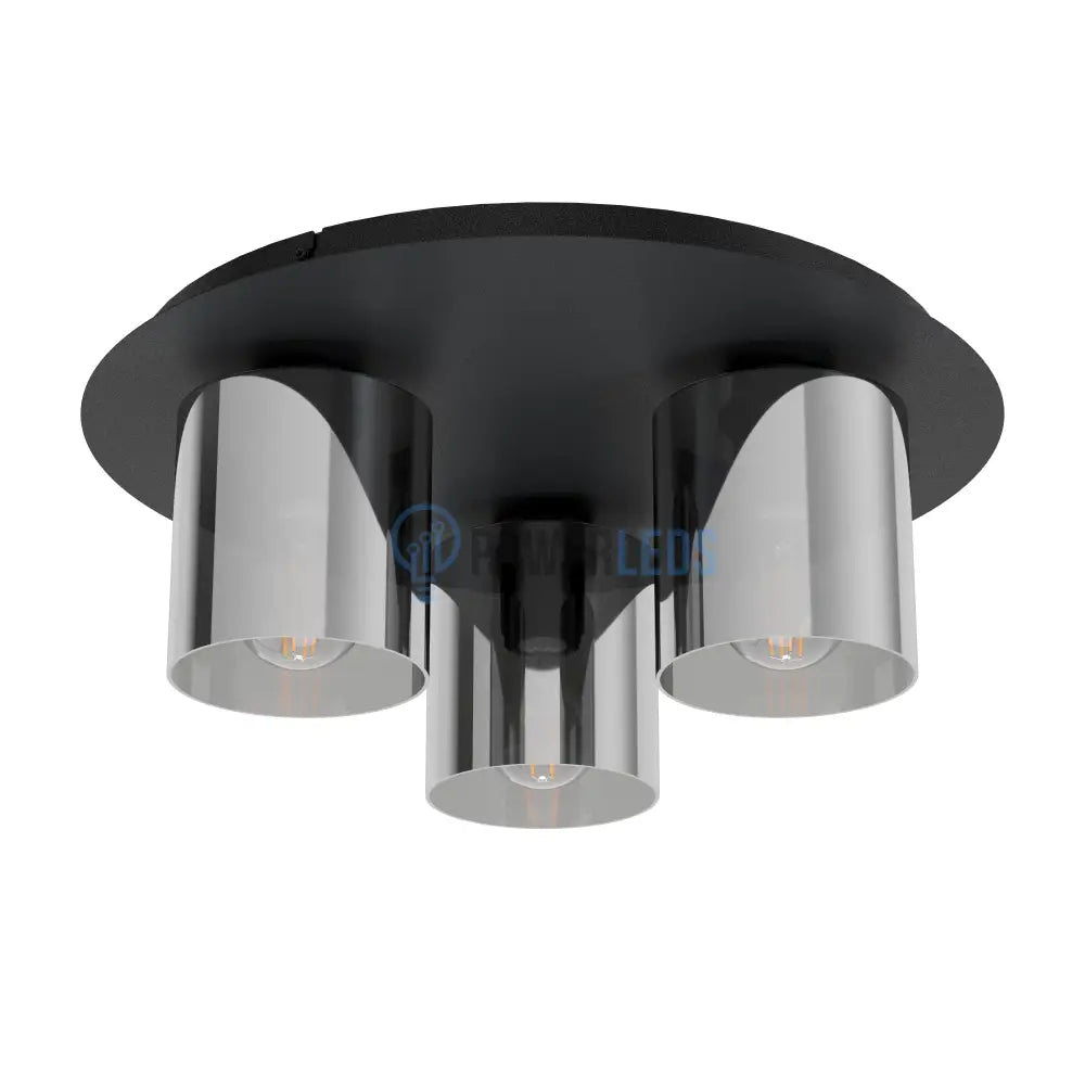 Lustra GOROSIBA 1 Black 3xE27 Eglo Ø45CM Chandeliers