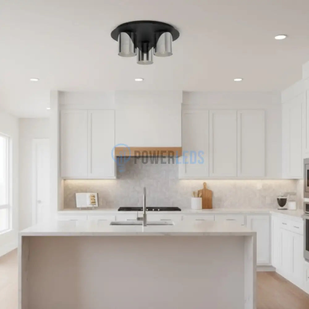 Lustra GOROSIBA 1 Black 3xE27 Eglo Ø45CM Chandeliers