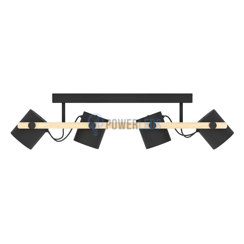 Lustra HORNWOOD Black & Brown 100CM NEAGRA / VINTAGE SI RETRO DESIGN / 100CM Chandeliers