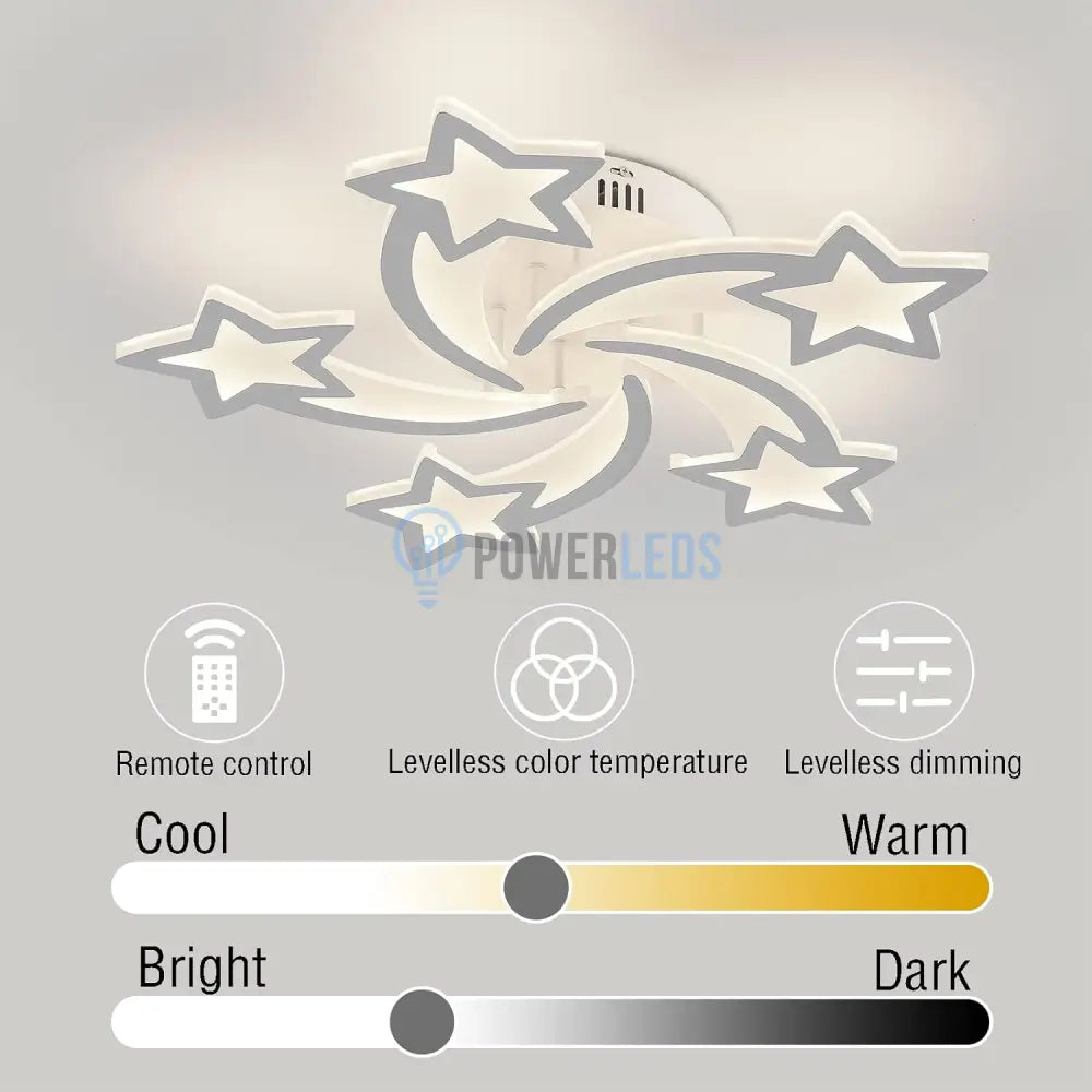 Lustra Led 100W Star Design Smart Echivalent 500W Lighting Fixtures