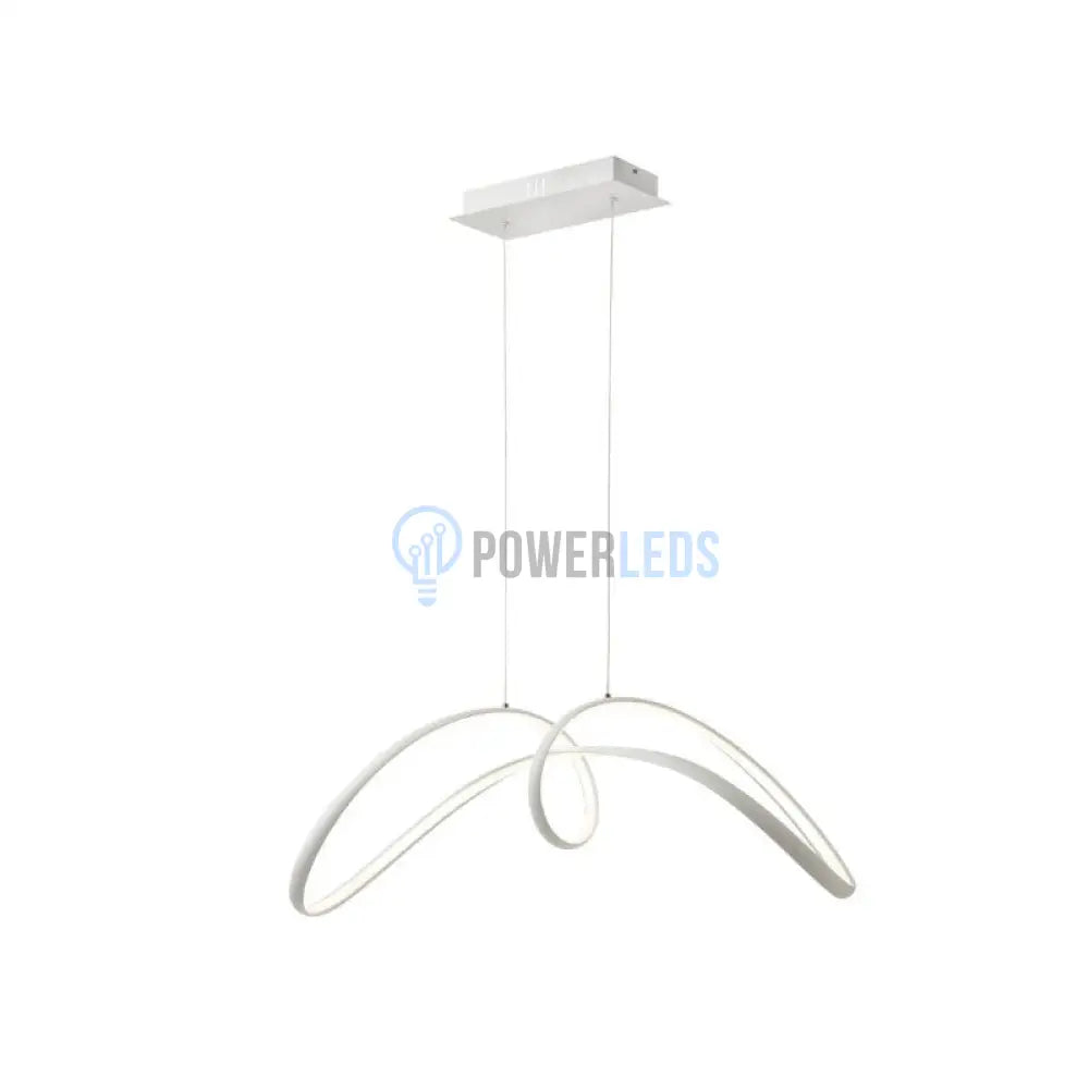 Lustra Led 108W Suspendata Eliptic White Smart Lighting Fixtures