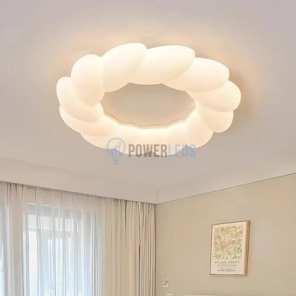 Lustra LED 120W Fluffy Cloud Telecomanda 5571 (XD) ALBA / 49CM / KIDS Lighting Fixtures