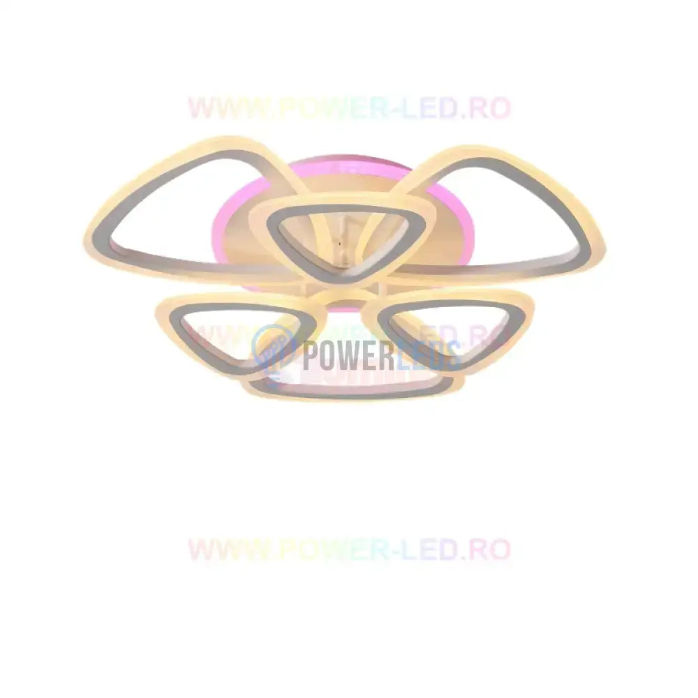 Lustra Led 126W Clara 3 + 3 Rgb Telecomanda Wall Light Fixtures