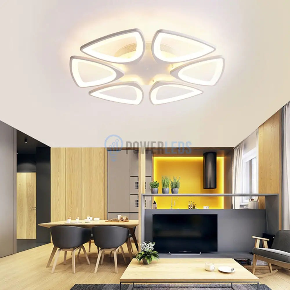 Lustra Led 132W Space Telecomanda Echivalent 500W Ceiling Light Fixtures
