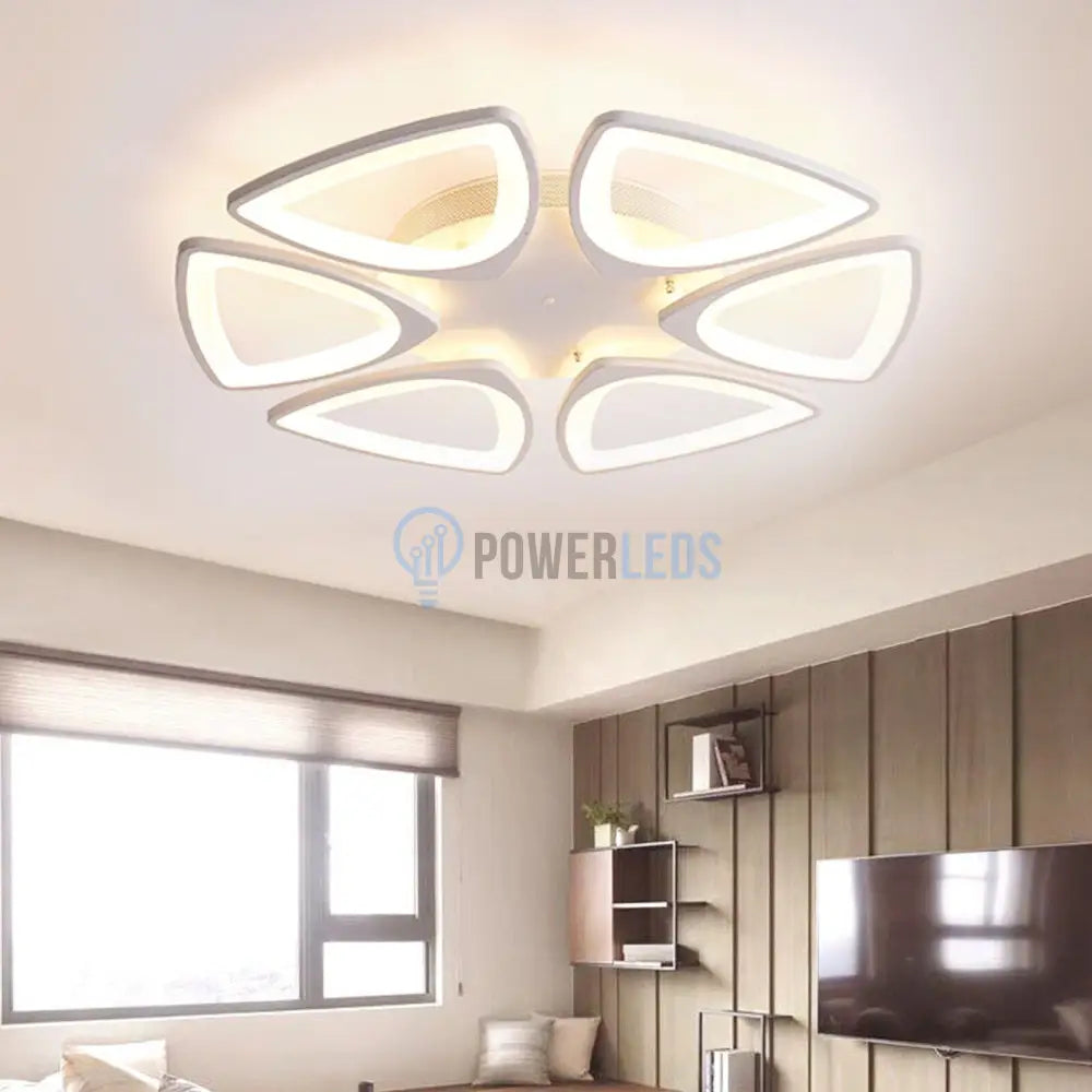 Lustra Led 132W Space Telecomanda Echivalent 500W Ceiling Light Fixtures