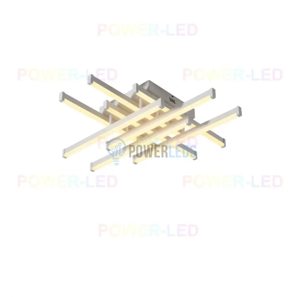 Lustra Led 160W 8 Lines Design Alba Telecomanda Lighting Fixtures